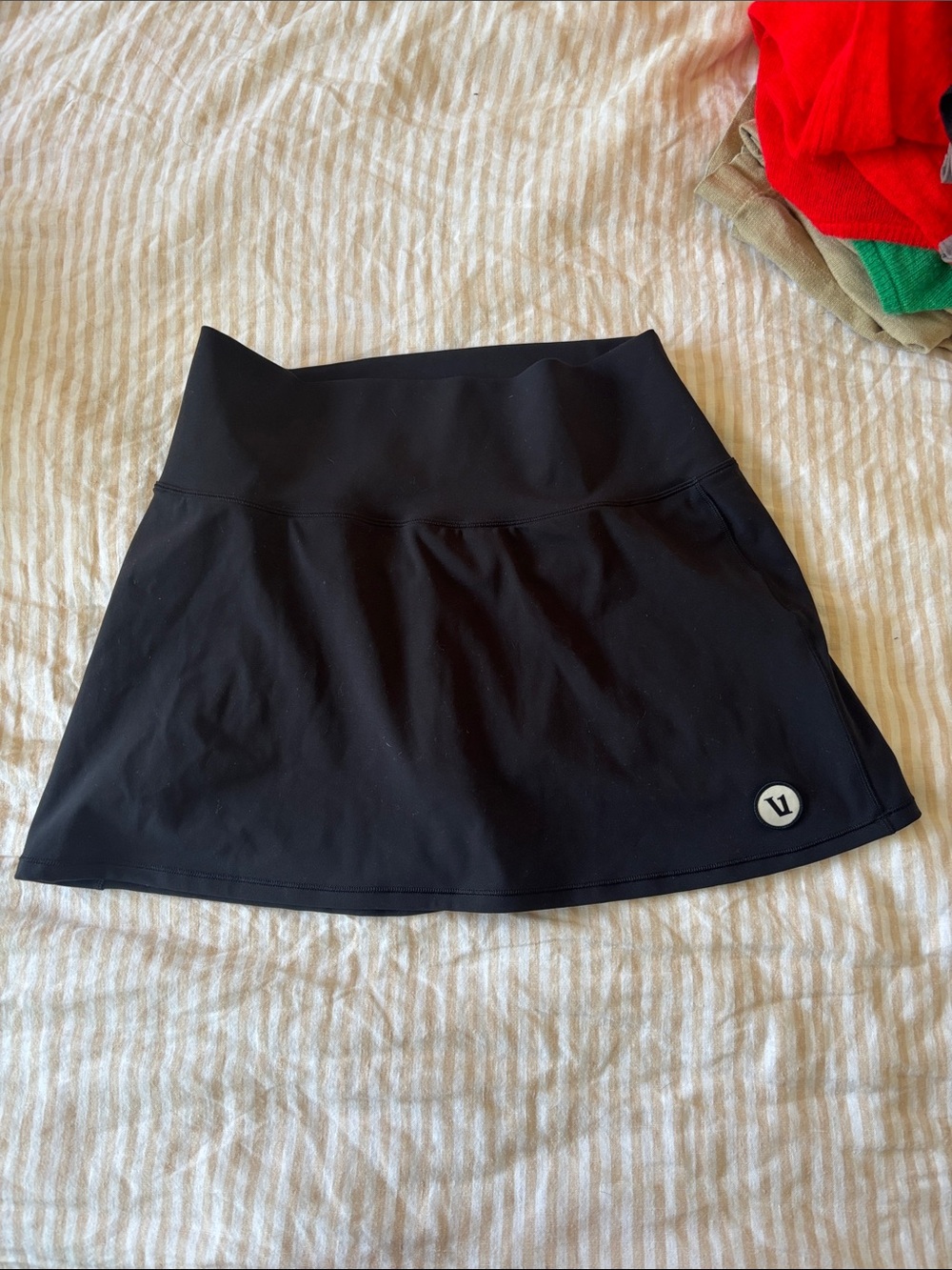 Black tennis skirt